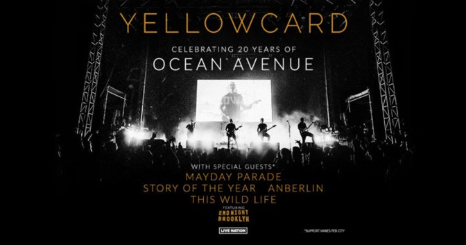 Celebrating The 20 Years Of Ocean Avenue And More Yellowcard Announce Their First Tour In Over Six Years