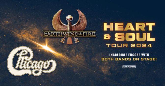 Chicago and Earth, Wind & Fire Launch Legendary Co-Headlining Heart & Soul 2024 North America Tour