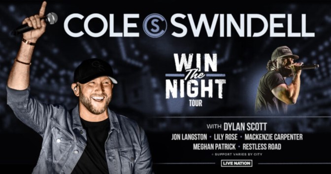 Cole Swindell Announces His 2024 Headlining Win The Night Tour Kicks Off May 16