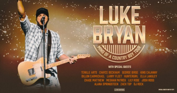 Luke Bryan Announces “Mind Of A Country Boy Tour”