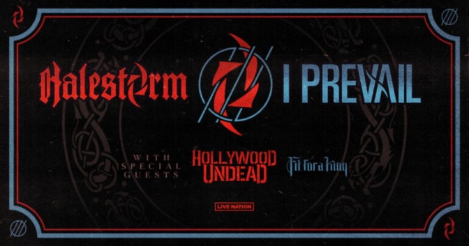 I Prevail and Halestorm Announce Co-Headline Tour For Summer 2024 Hollywood Undead + Fit For A King To Support