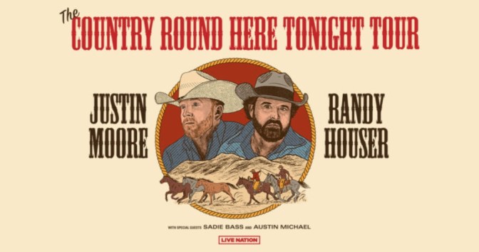Justin Moore And Randy Houser Announce Co-Headlining “Country Round Here Tonight Tour”