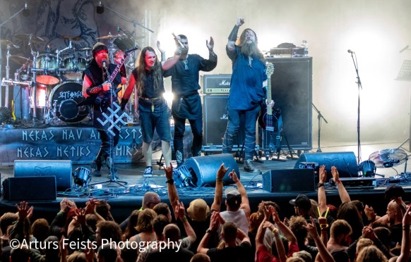 Latvian Folk/Pagan Metal Band Skyforger at Saldus Saule Open Air Festival 2024