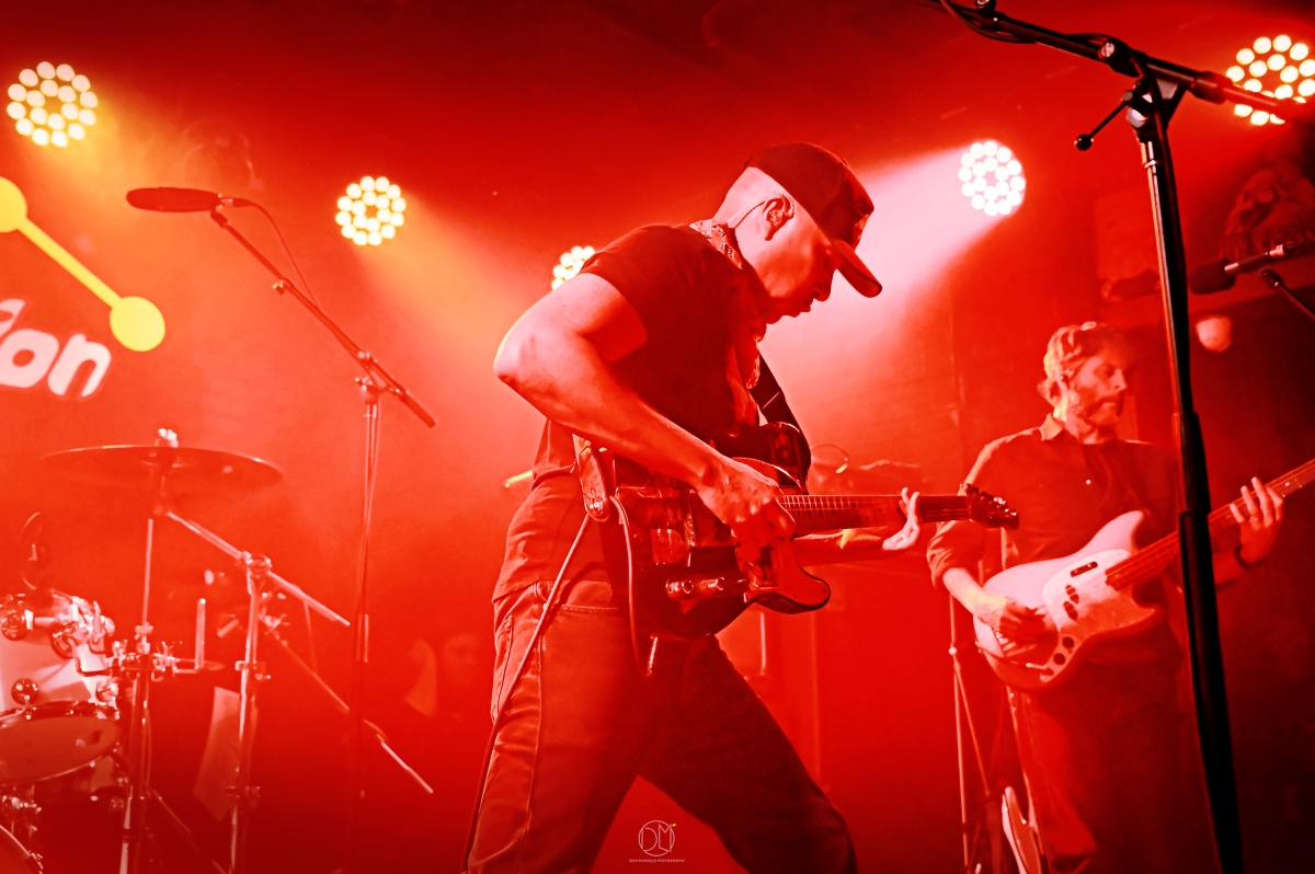 TOM MORELLO AND COMPANY LIT UP THE NIGHT FOR MARSHALL AMPS’ WILDFIRE BENEFIT SHOW IN ORANGE COUNTY, CA AT CHAIN REACTION, BY DON MARCELO