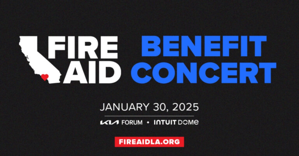 Billie Eilish And Finneas, Dave Matthews And John Mayer, Earth, Wind & Fire, Gracie Abrams, Green Day, Gwen Stefani, Jelly Roll, Katy Perry, Lady Gaga, P!nk, Red Hot Chili Peppers, Rod Stewart, Sting, Stevie Nicks, And More To Headline FireAid Benefit Concerts