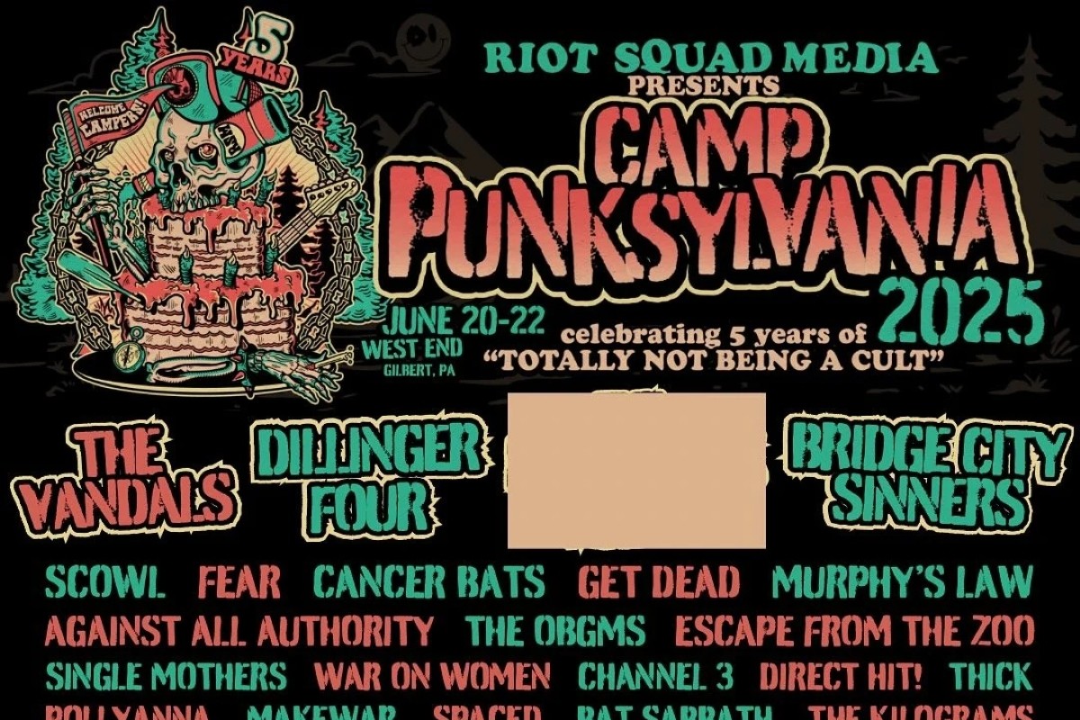 CAMP PUNKSYLVANIA ANNOUNCES ANOTHER HEADLINER & MORE BANDS FOR 2025 LINEUP