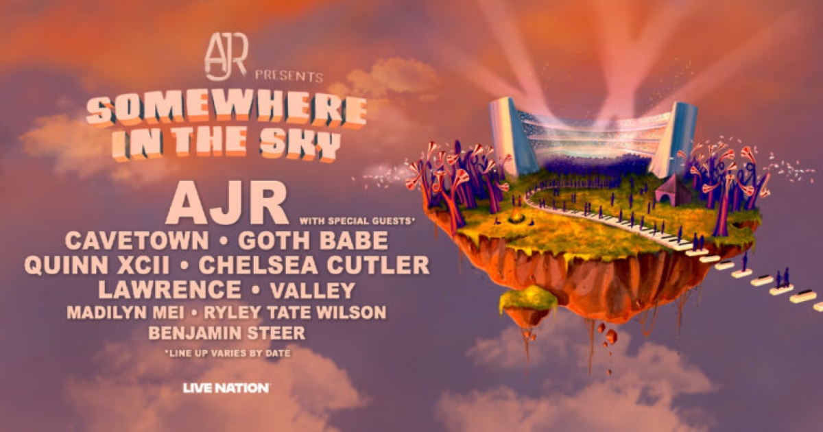 AJR Announces 2025 “Somewhere In The Sky Tour”