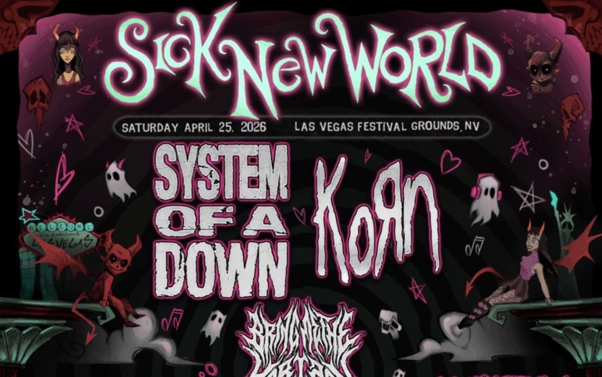 SYSTEM OF A DOWN AND KORN MARK COLOSSAL RETURN TO SICK NEW WORLD LAS VEGAS 2026