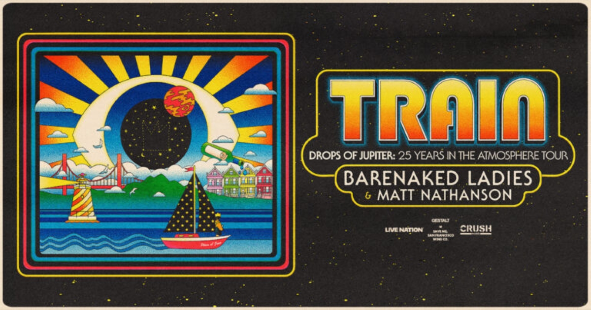 TRAIN ANNOUNCES 2026 HEADLINE SUMMER TOUR DROPS OF JUPITER: 25 YEARS IN THE ATMOSPHERE