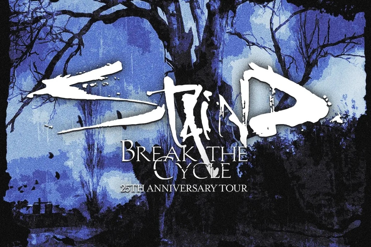 Staind Announce Break The Cycle 25th Anniversary Tour Featuring Seether With Special Guests Hoobstank And Hinder
