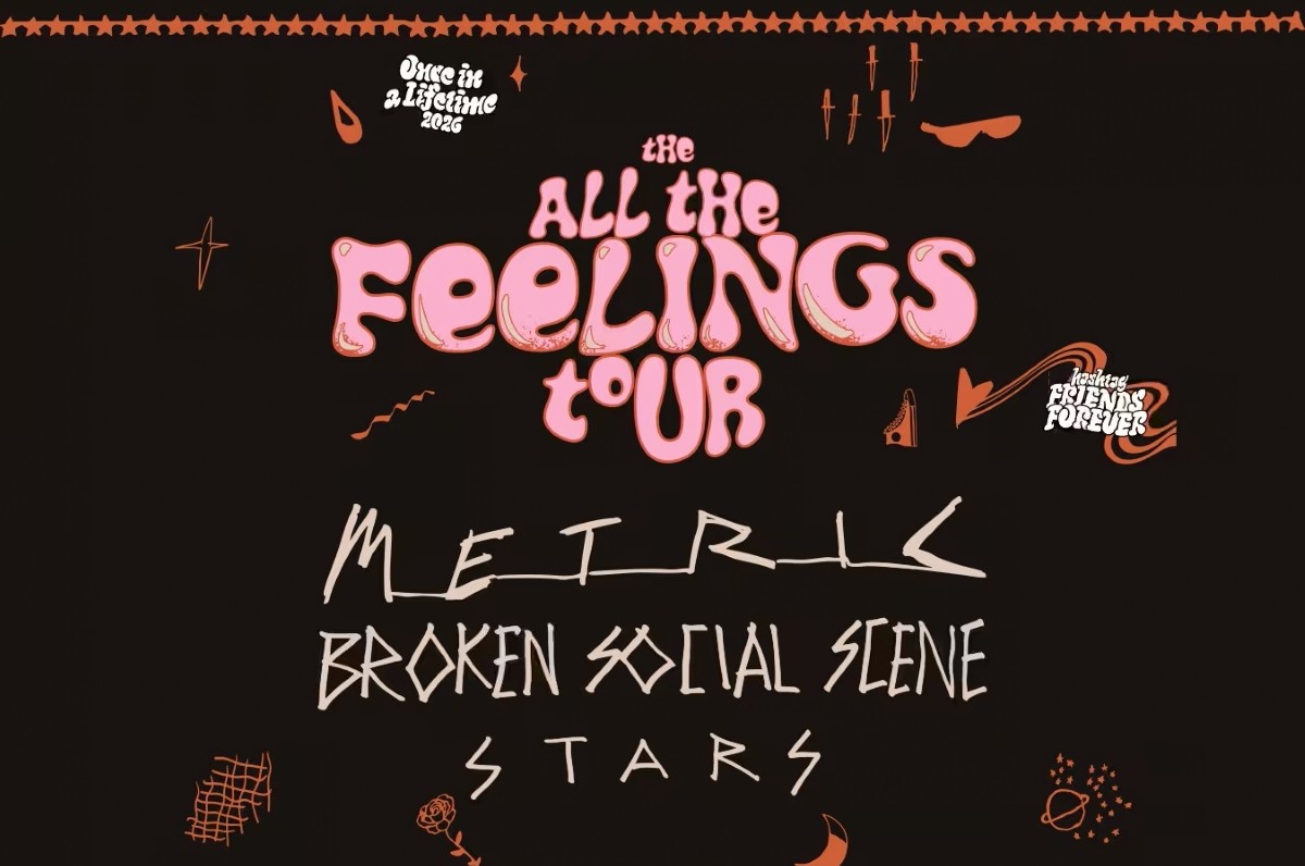 Metric, Broken Social Scene And Stars Announce ‘All the Feelings Tour’ Across North America This Summer