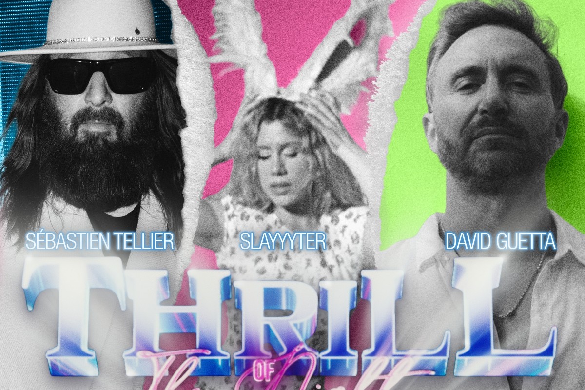 Sébastien Tellier “Thrill of the Night” ft Slayyyter & Nile Rodgers (David Guetta Remix) out today via Because Music