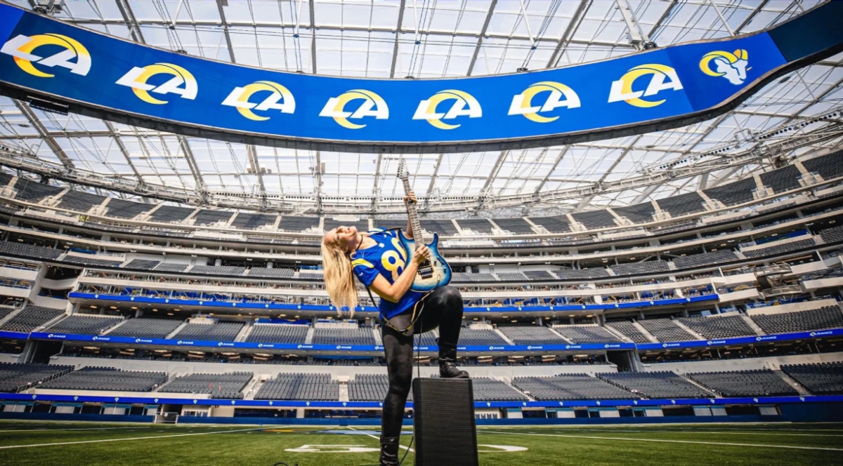 Nita Strauss Returns as L.A. Rams Official Guitarist and Josh Villalta Joins as Official Drummer
